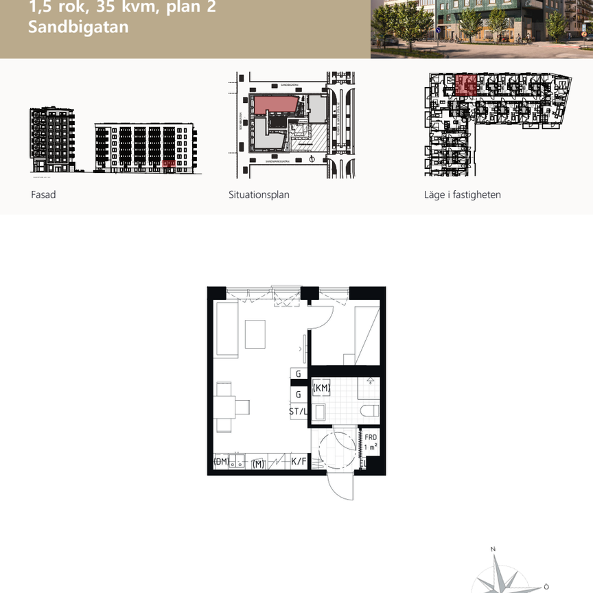 Sandbigatan 32, 75255, Uppsala - Foto 2