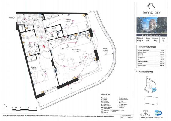 Location appartement 3 pièces 67.73 m² à Lille (59800) - Photo 1