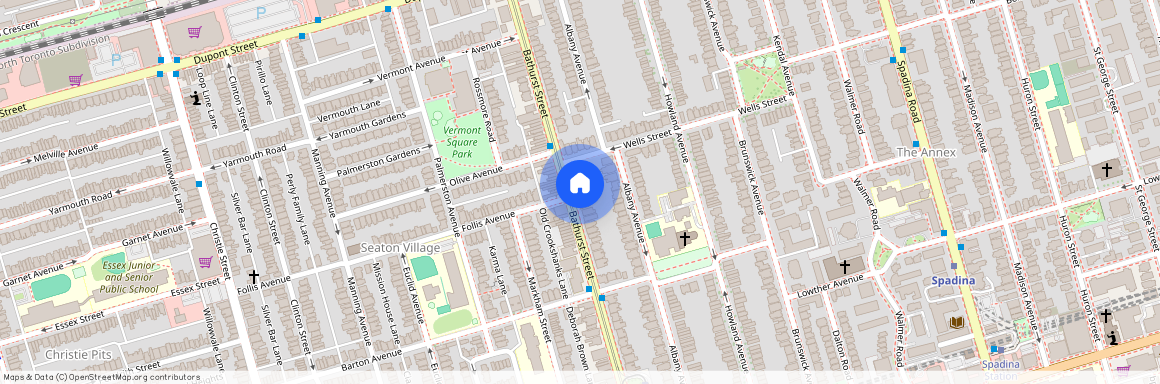 927 Bathurst Street Unit# Main/Upper, Toronto