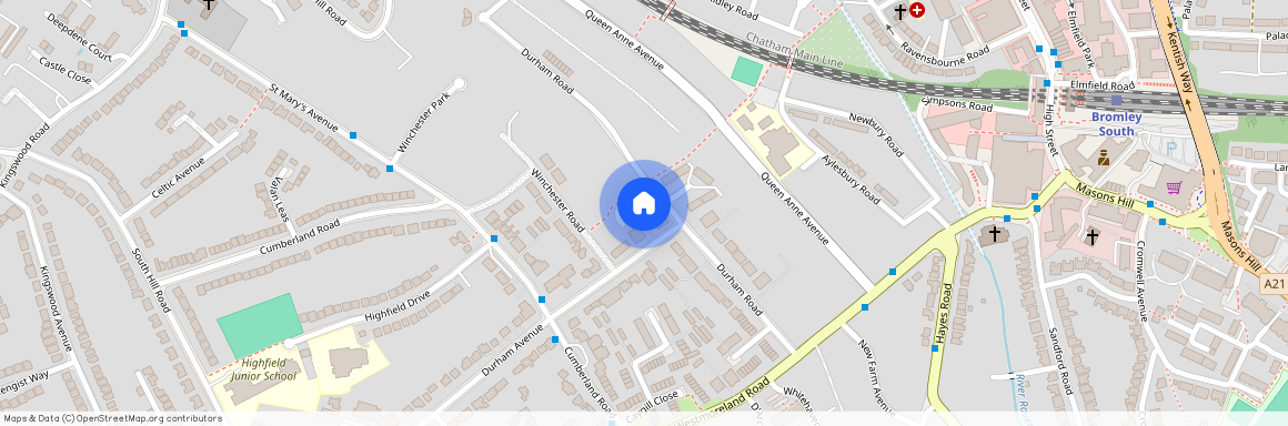 One Bedroom First Floor Flat with Allocated Parking, Durham Avenue, Bromley