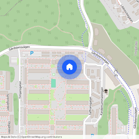 Gårdstensberget, Göteborg, Västra Götaland, Saffransgatan 8 .