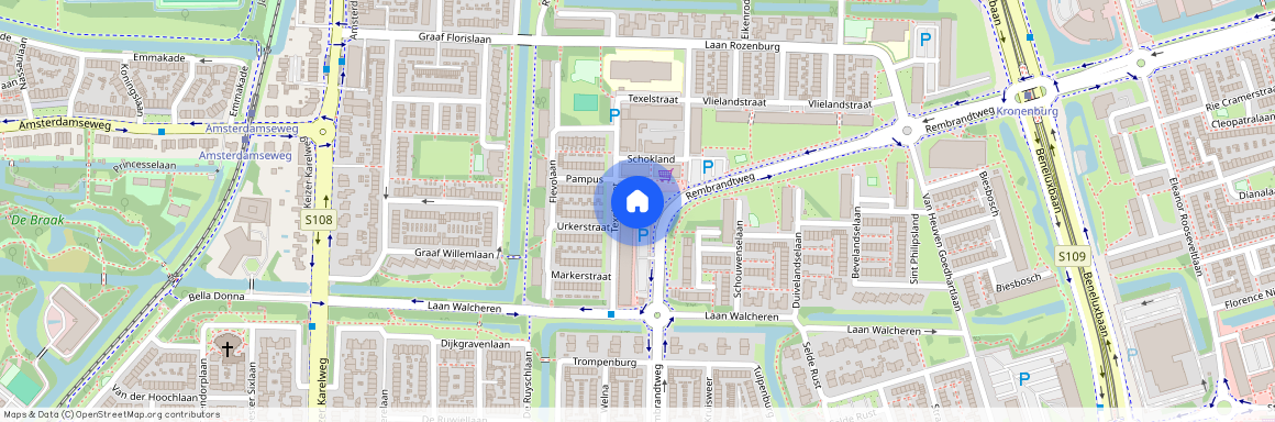 Randwijck Oost, 1181 GT, Rembrandtweg, Amstelveen