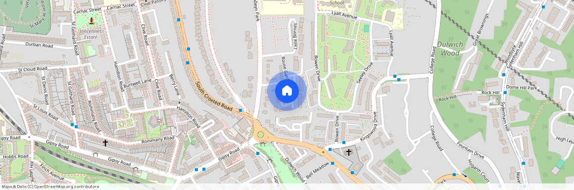 Rouse Gardens, Dulwich, London, SE21