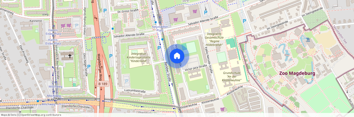 Neustädter See, Sachsen-Anhalt, Erdgeschoss links mitte, Victor-Jara-Straße 13, 39126, Magdeburg