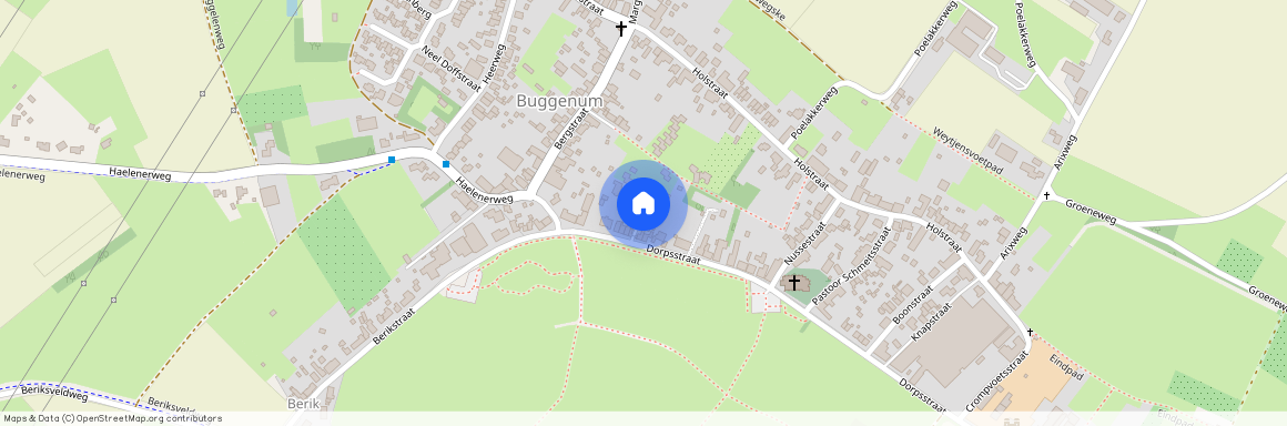 Kern Buggenum, 6082 BG, Vluchtpadenhof, Buggenum