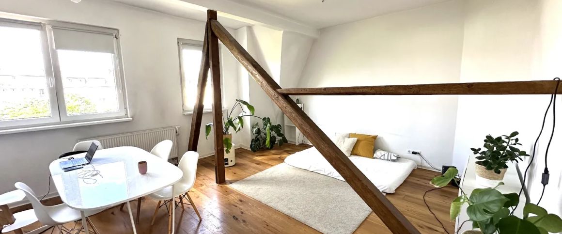 Düsseldorf-Friedrichstadt! 4-Zimmer-Dachgeschosswohnung im Stilaltbau! - Foto 1
