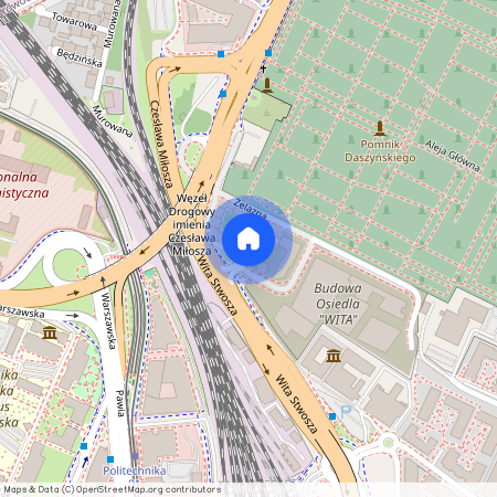 ul. Kątowa, Przedmieście Warszawskie, Stare Miasto, Kraków, małopolskie