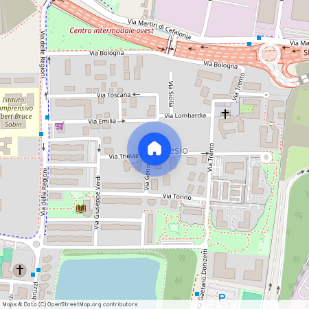 Via Trieste, Segrate, Lombardy 20054