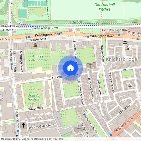 Kingston House South, SW7, Ennismore Gardens