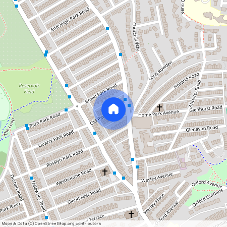 Old Park Road, Peverell