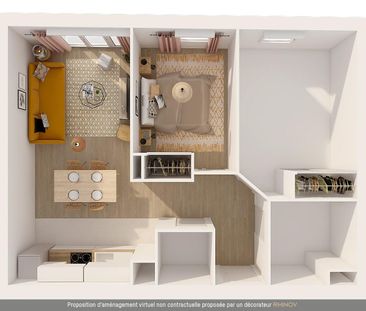 location Appartement T3 DE 54.5m² À FRANCONVILLE - Photo 4