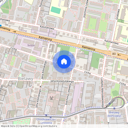 ul. Cicha, Bielawy, Bydgoszcz, kujawsko-pomorskie