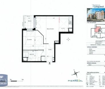 Appartement à louer 2 pièces 43.17m² - Photo 2