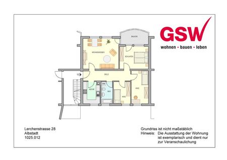 Platz für Kinder, Freizeit & Co.: 4-Zimmer-Wohnung mit Balkon - Photo 3