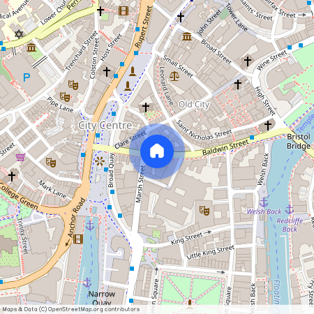 Baldwin Street, BS1 1SE, Bristol, City Of Bristol