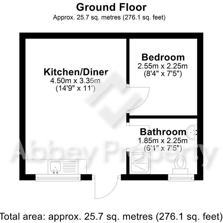 1 bedroom semi-detached house to rent - Photo 1