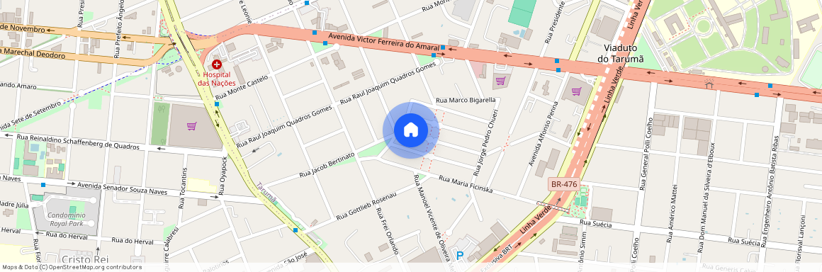 Rua Constantino Alves dos Reis, 32, Tarumã - Curitiba - PR