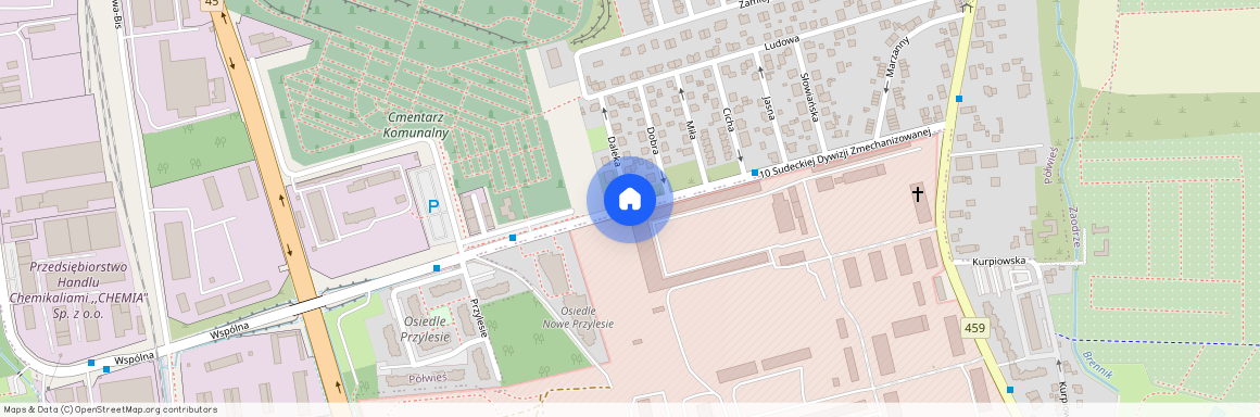 ul. 10 Sudeckiej Dywizji Zmechanizowanej, Zaodrze, Opole, opolskie