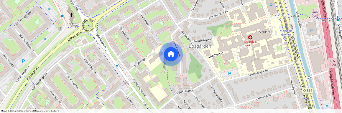 Bosgården, Mölndal, Göteborg, Västra Götaland, Pomonagatan 6