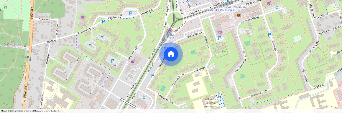 Josefa Kotase, Ostrava - Hrabůvka