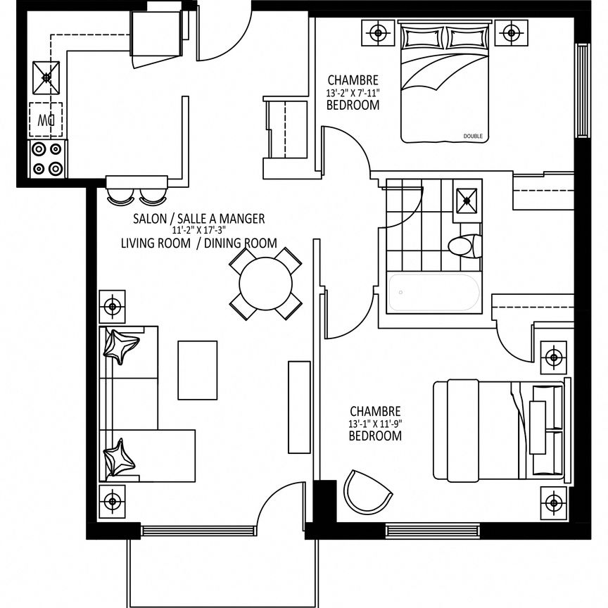 1025 Sherbrooke - Plan E - Photo 1