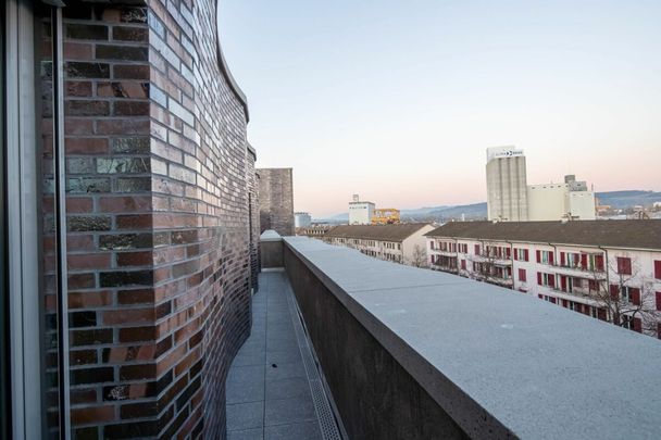 Wohnen in Kleinhüningen - moderne 2 1/2 Zimmer-Dachwohnung mit grosser Terrasse - Photo 1
