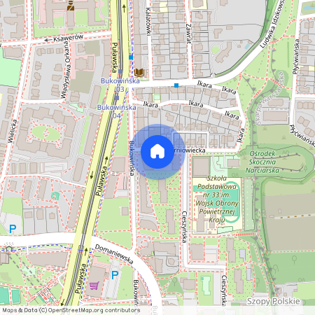 ul. Czerniowiecka, Ksawerów, Mokotów, Warszawa, mazowieckie