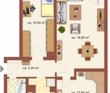 Schöne 3 Raum Wohnung mit Balkon zu vermieten! - Photo 6