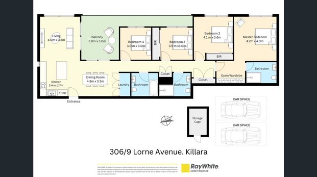 Elegant 4-Bedroom Apartment with 2 Parking in Prestigious Killara - Photo 1