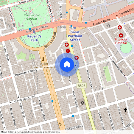 Hallam Street, Marylebone, London, W1W
