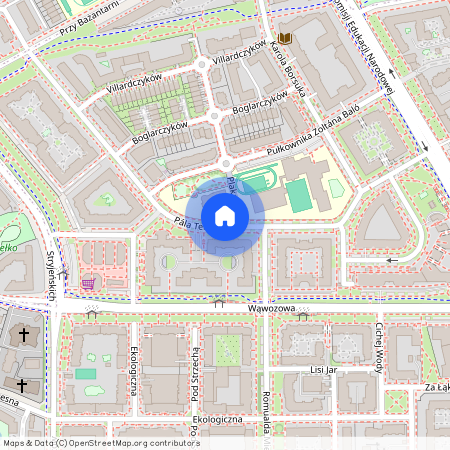 ul. Pála Telekiego, Kabaty, Ursynów, Warszawa, mazowieckie