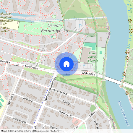 Złotych Piasków, Warszawa M., Warszawa, Mokotów, Stegny