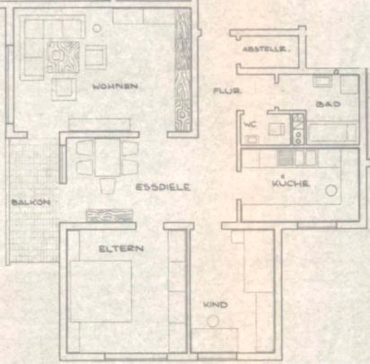 Attraktive 3,5-Zimmer-Mietwohnung in bester Lage von Balingen-Heselwangen! - Photo 1