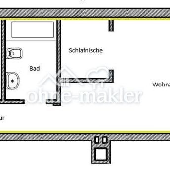 1-Zi-Appartment nahe der TU Hamburg mit Balkon - Foto 2