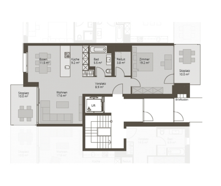 Gartenwohnung in Oberwil - Photo 4