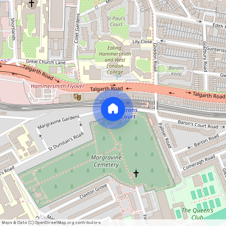 Margravine Gardens London W6, London, W6