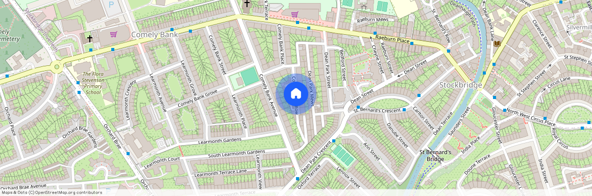 Comely Bank Row, Stockbridge