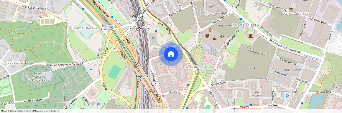 ul. Gdyńskich Kosynierów, Śródmieście, Gdańsk, pomorskie