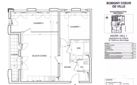 location Appartement T3 DE 68.5m² À BOBIGNY - Photo 4