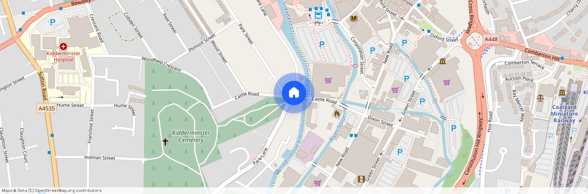 Castle Locks, Kidderminster, Castle Road