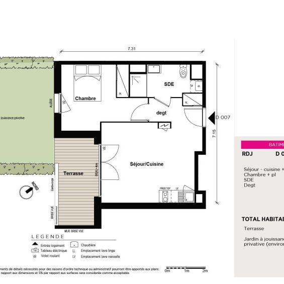 Location Appartement 2 pièces 41m² EAUNES 31600 - Photo 2