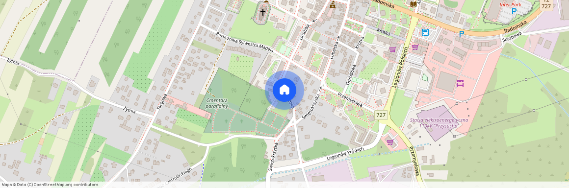 ul. Grodzka, Przysucha, Przysucha, przysuski, mazowieckie