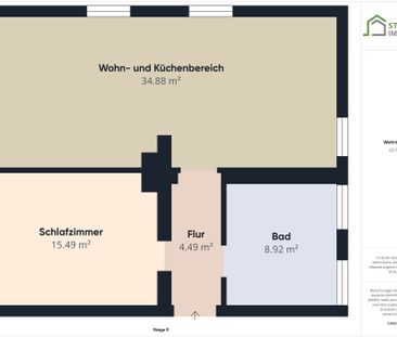 Modern sanierte 2-Raum-Erdgeschosswohnung in ruhiger Lage in Auerbach - Foto 1