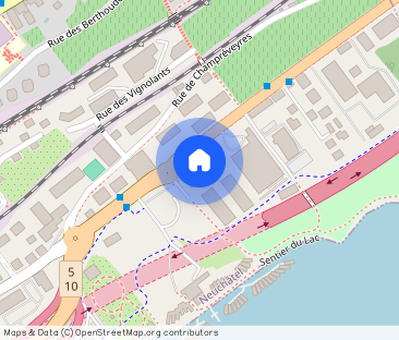 "Appartement de 3,5 pièces très lumineux, terrasse, vue lac et proc... - Photo 1