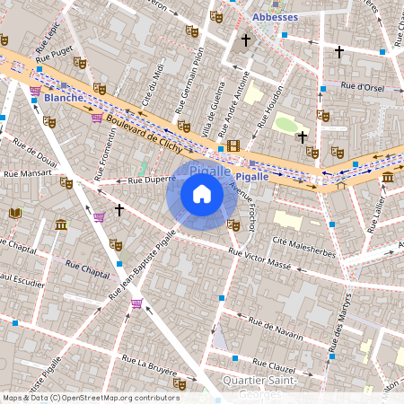 Jean Baptiste Pigalle 64, Rue Jean-Baptiste Pigalle, Paris