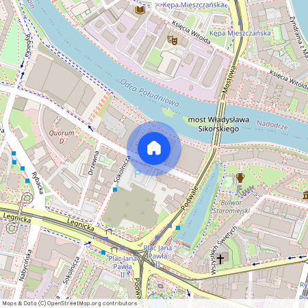 ul. gen. Władysława Sikorskiego, Szczepin, Stare Miasto, Wrocław, dolnośląskie