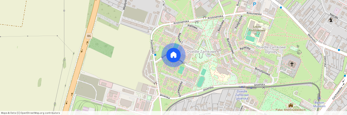 ul. Bolesława Chrobrego, Będzin, będziński, śląskie