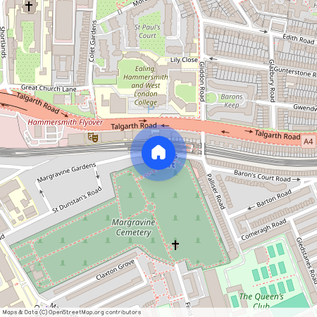 Margravine Gardens, Barons Court, London, W6