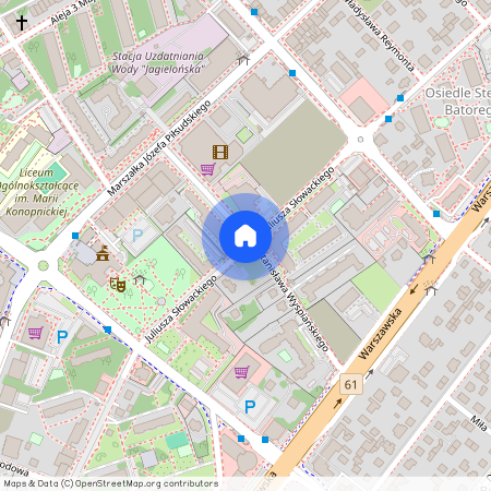 ul. Juliusza Słowackiego, Legionowo, legionowski, mazowieckie