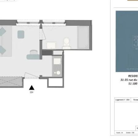 Appartement à louer 1 pièce 16.25m² - Photo 3